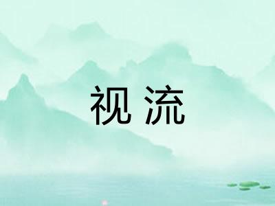 视流 视流