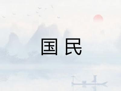国民 国民