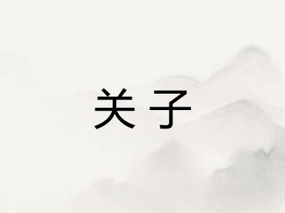关子 关子