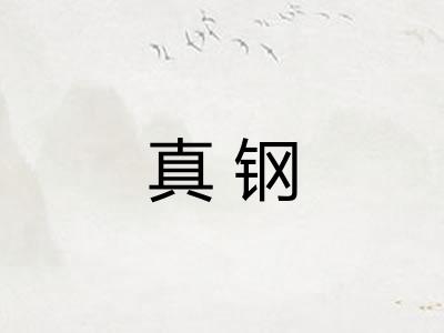 真钢 真钢
