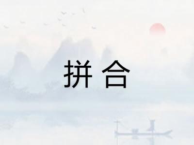 拼合 拼合