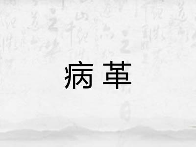 病革 病革