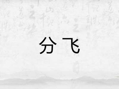 分飞
