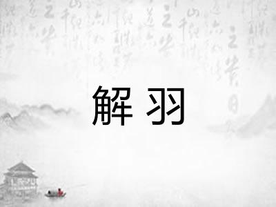 解羽 解羽