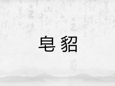 皂貂 皂貂