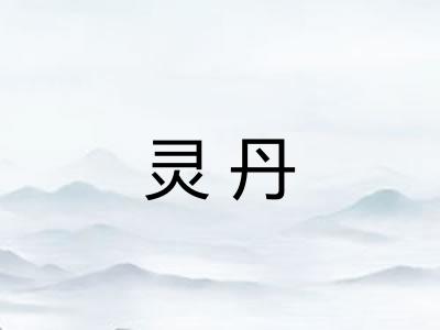 灵丹 灵丹