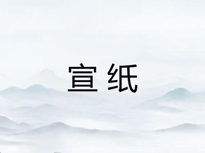 宣纸 宣纸