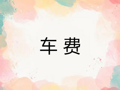 车费