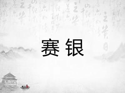 赛银 赛银