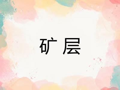 矿层 矿层
