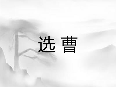 选曹 选曹