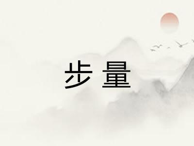步量 步量