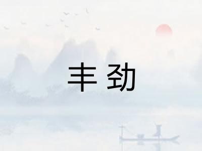 丰劲 丰劲