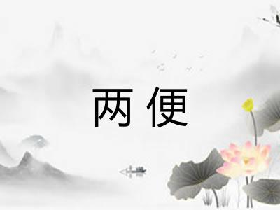 两便 两便