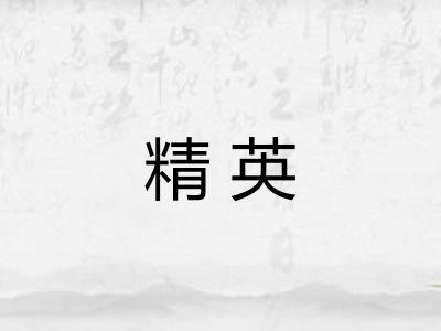 精英