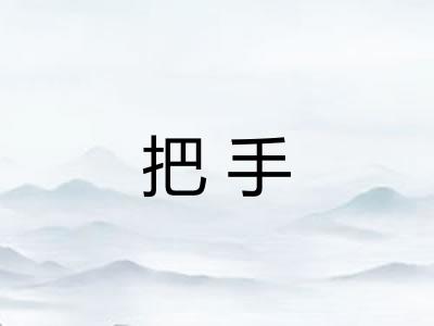 把手 把手