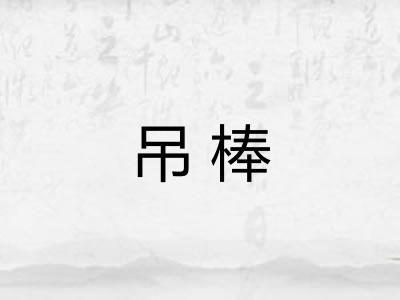 吊棒 吊棒