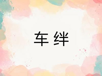 车绊 车绊