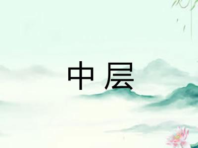 中层 中层