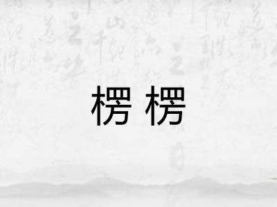 楞楞 楞楞