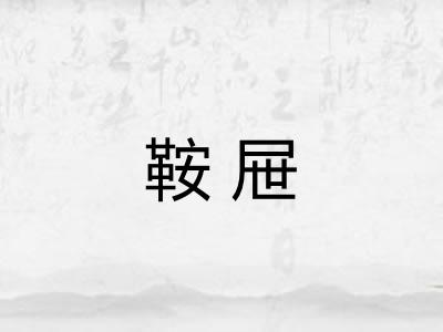 鞍屉 鞍屉