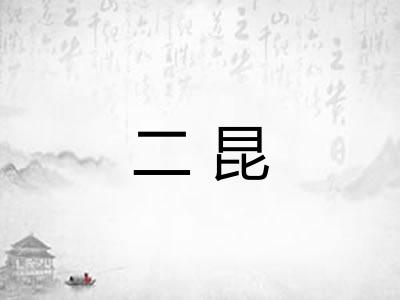 二昆 二昆