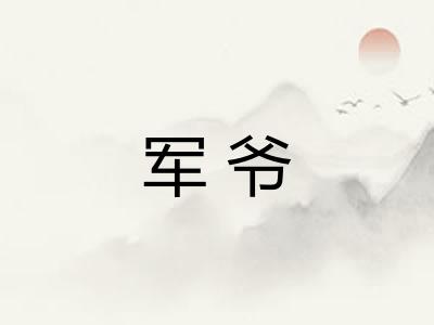 军爷 军爷