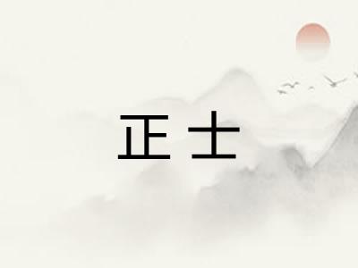 正士 正士