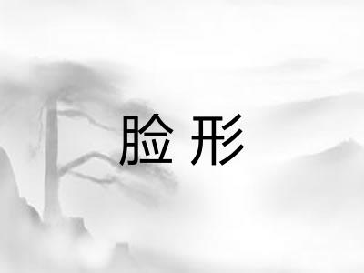 脸形 脸形