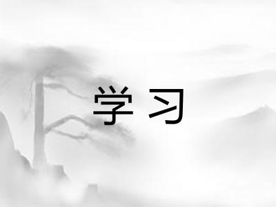 学习 学习