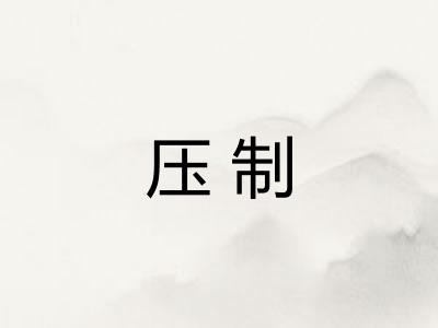 压制 压制