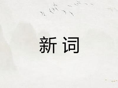 新词