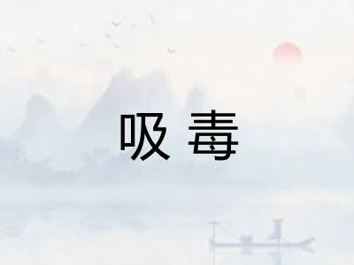 吸毒 吸毒
