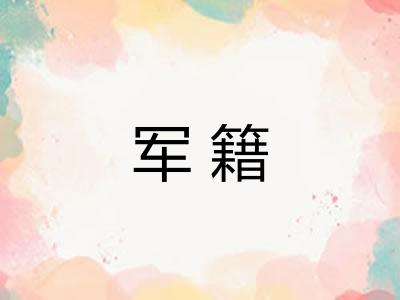 军籍 军籍