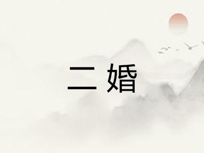 二婚 二婚