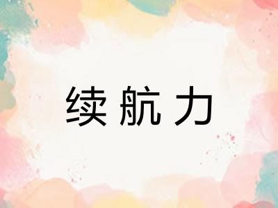 续航力