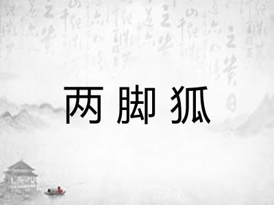 两脚狐 两脚狐