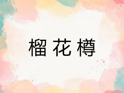 榴花樽 榴花樽