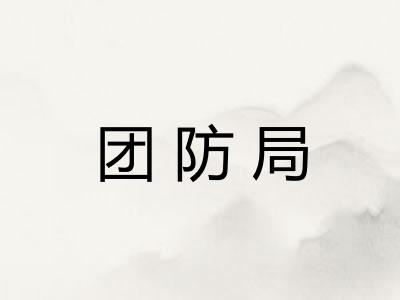 团防局 团防局