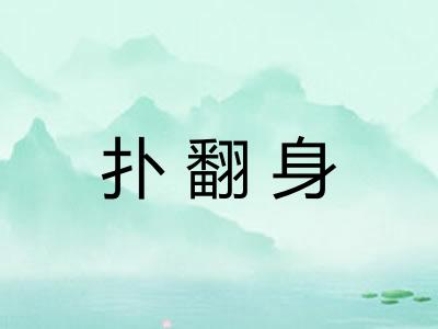 扑翻身 扑翻身