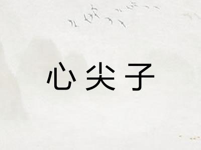心尖子