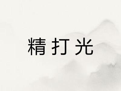 精打光 精打光