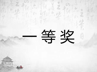 一等奖