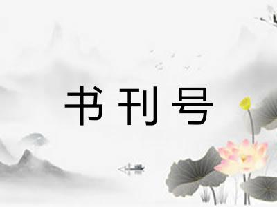 书刊号 书刊号