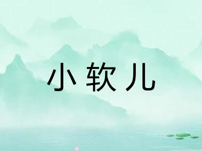 小软儿 小软儿