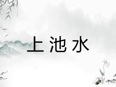 上池水 上池水