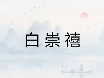 白崇禧 白崇禧