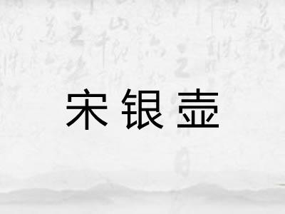 宋银壶 宋银壶