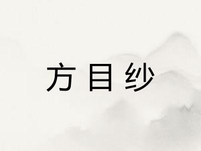 方目纱 方目纱