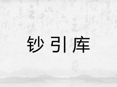 钞引库 钞引库